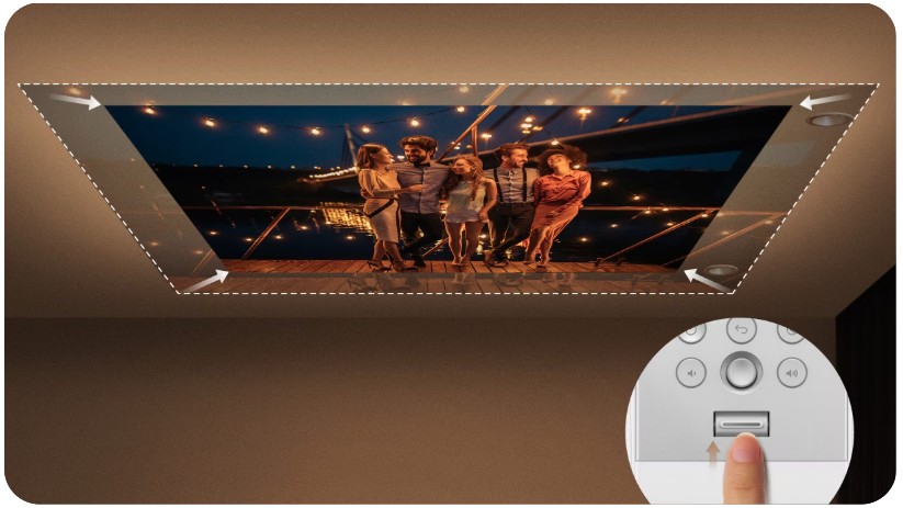 BenQ GV32 kolay ekran boyutu