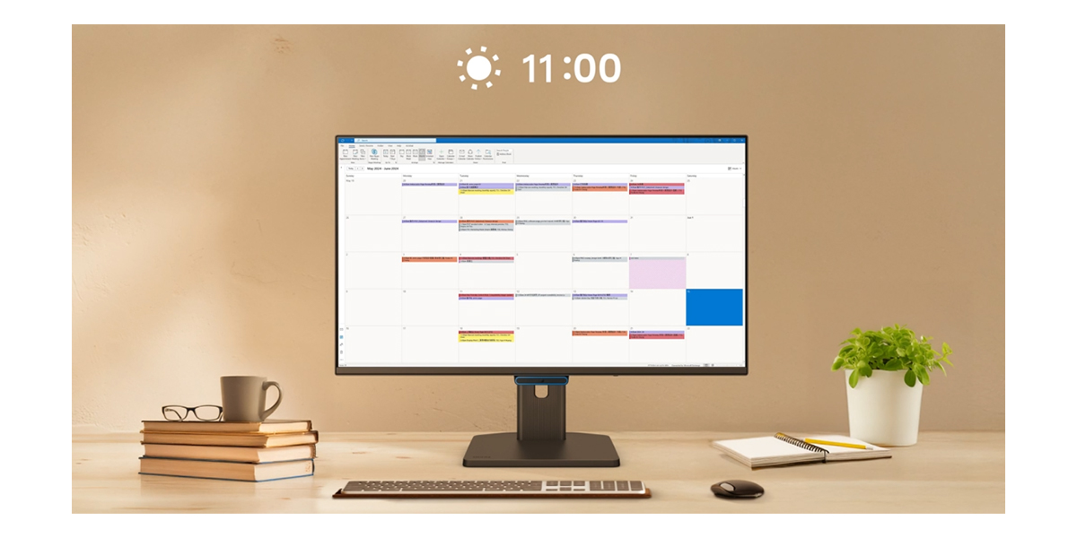 BenQ GW2490C uyarlanabilir göz bakımı üçlü koruma