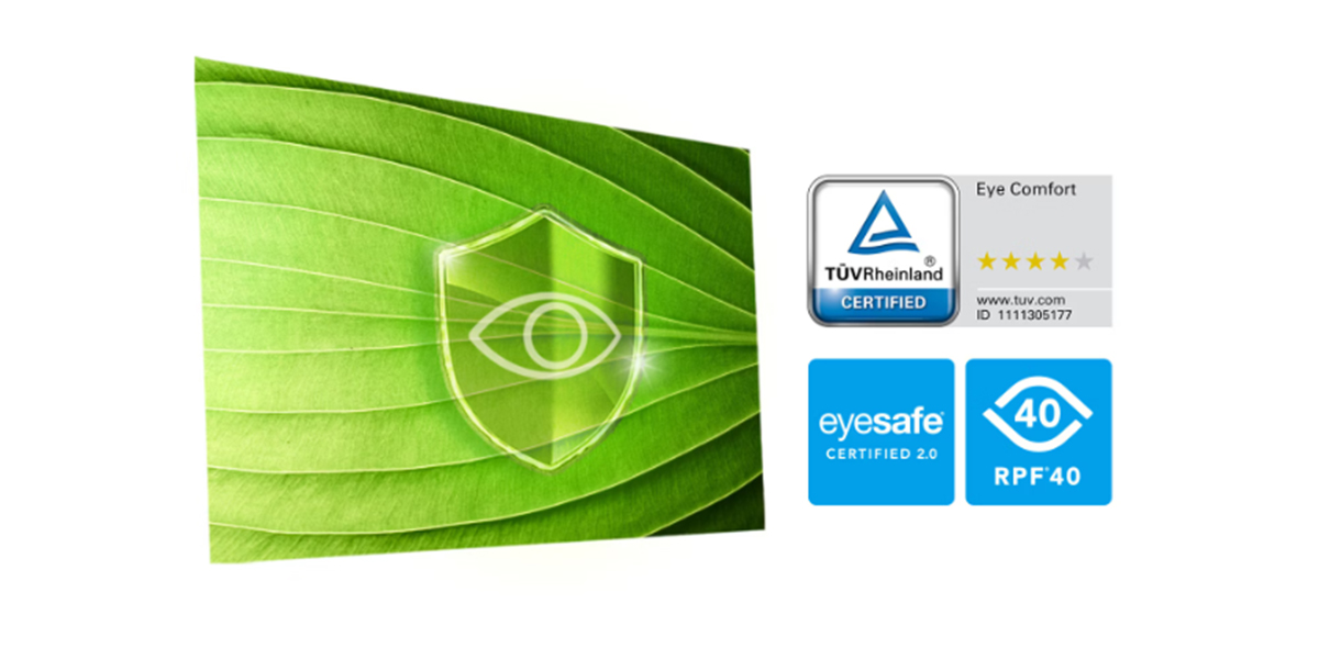 BenQ GW2490C TÜV Rheinland Eye Comfort 4 yıldız sertifikası